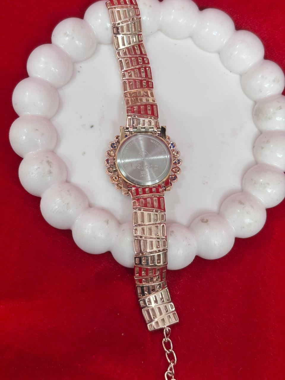 Luxury Real Silver Watches for Women (LSW-3)