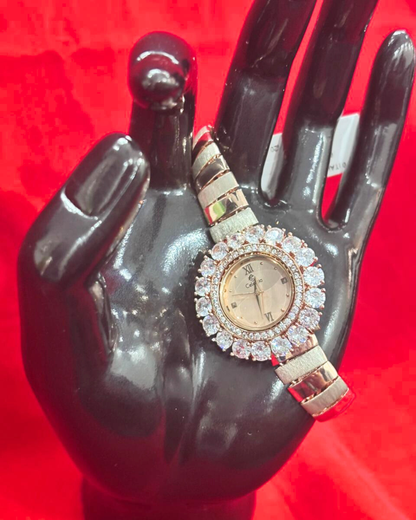 Luxury Real Silver Watches for Women (LSW-1)