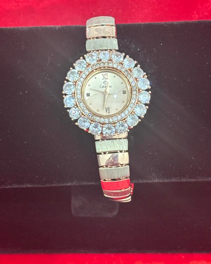 Luxury Real Silver Watches for Women (LSW-1)