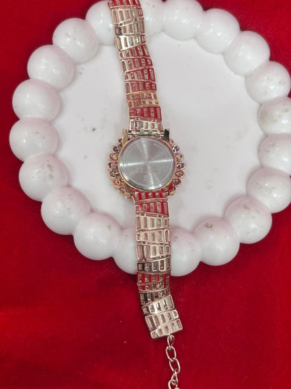 Luxury Real Silver Watches for Women (LSW-3)