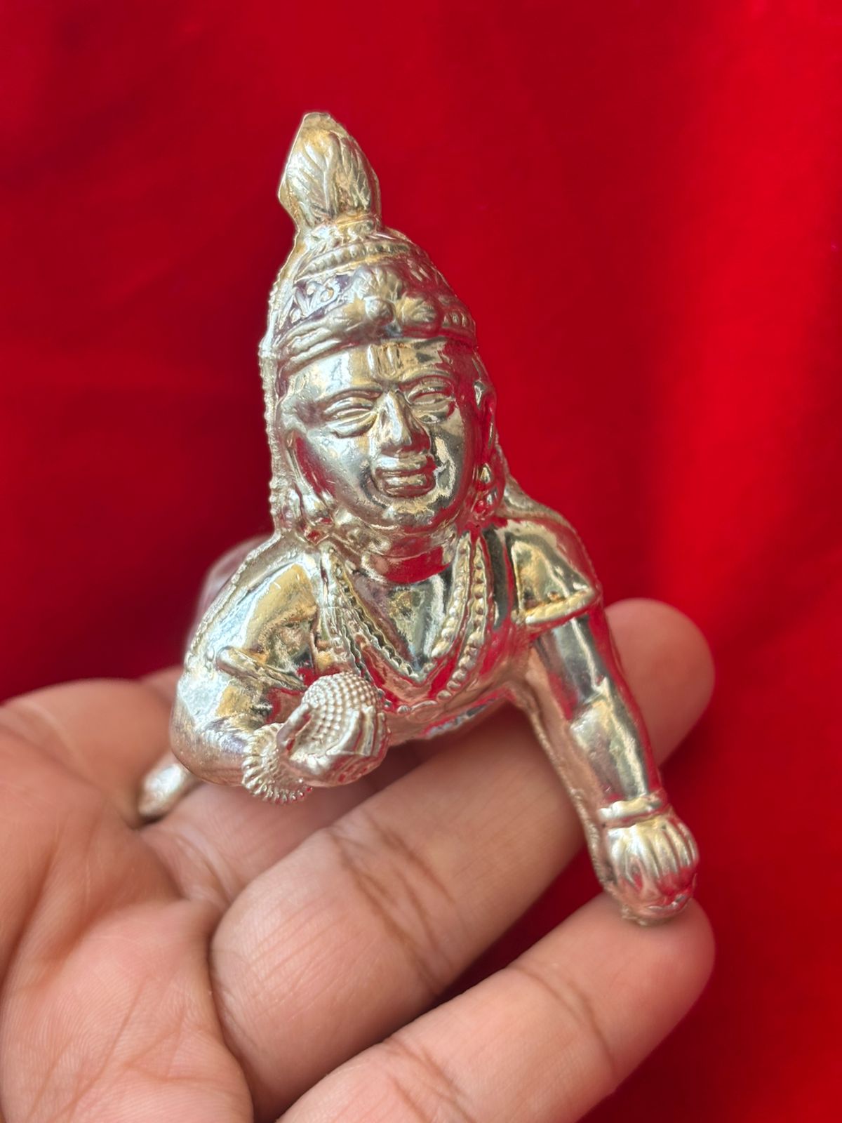 Silver Laddu Gopal Ji