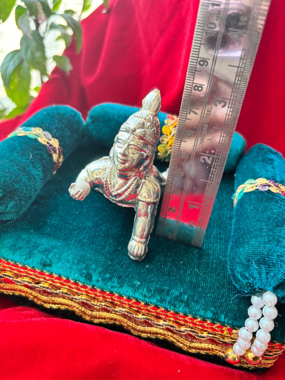 Silver Laddu Gopal Ji