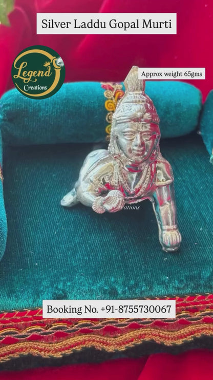 Silver Laddu Gopal Ji